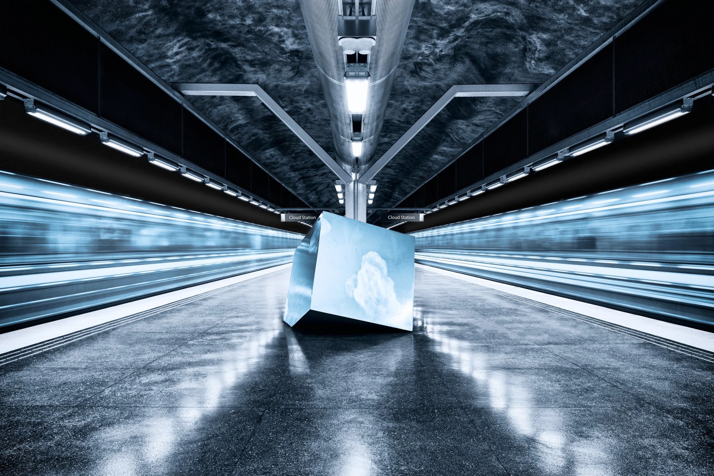 Cloud Station, a limited edition fine art photograph by Tom Haberman for TomsWorldCollection