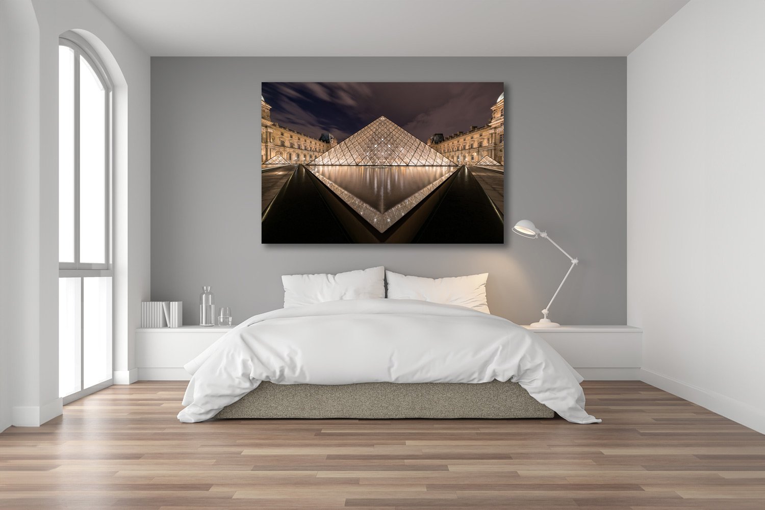 EPIC Collection - The Diamond — TomsWorldCollection fine art print styled in a bed room